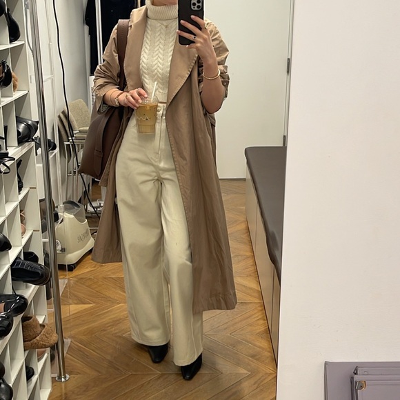 MaxMara Classic Brown Trench Coat - Picture 6 of 7